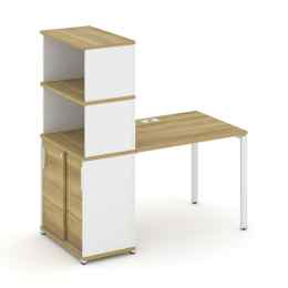 Стол рабочий Concept CN.SP-241 Металл белый